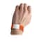 C-Line® DuPont™ Tyvek® Security Wristbands, Orange, 2 Packs of 100 each